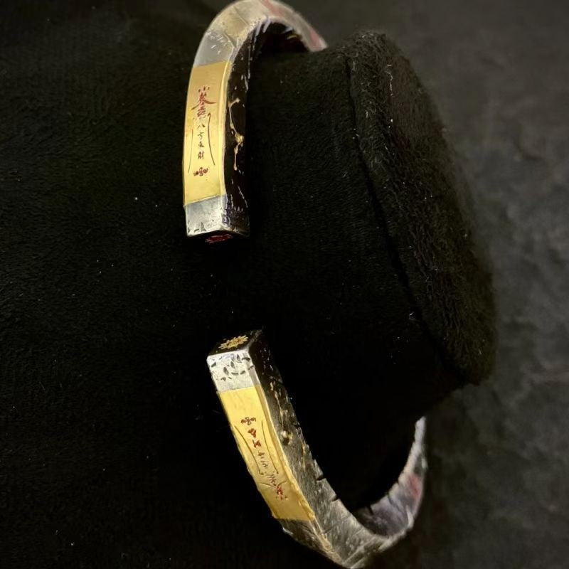 Taoist Mountain Ghost Möbius Bangle Chinese Style Protective Bracelet