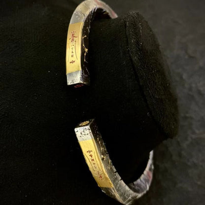 Taoist Mountain Ghost Möbius Bangle Chinese Style Protective Bracelet
