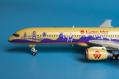 1:200 GeminiJets American West BOEING 757-200 Passenger Airplane Diecast Model