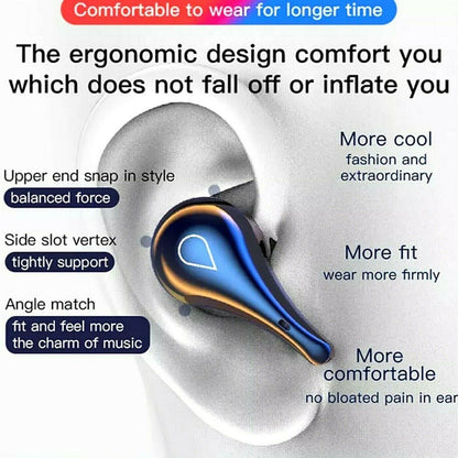 2023 Bluetooth Earbud Headset TWS 5.3 Wireless Earphone Invisible for All Phone