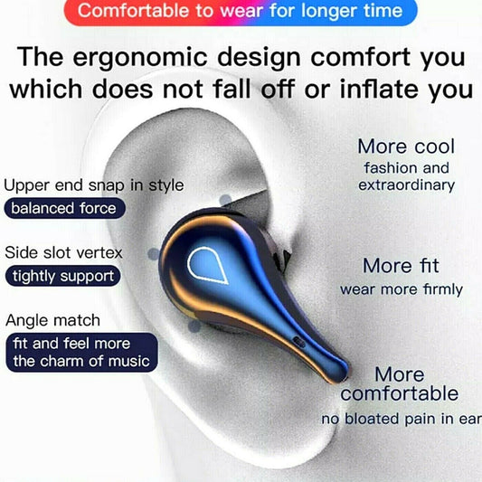 2023 Bluetooth Earbud Headset TWS 5.3 Wireless Earphone Invisible for All Phone