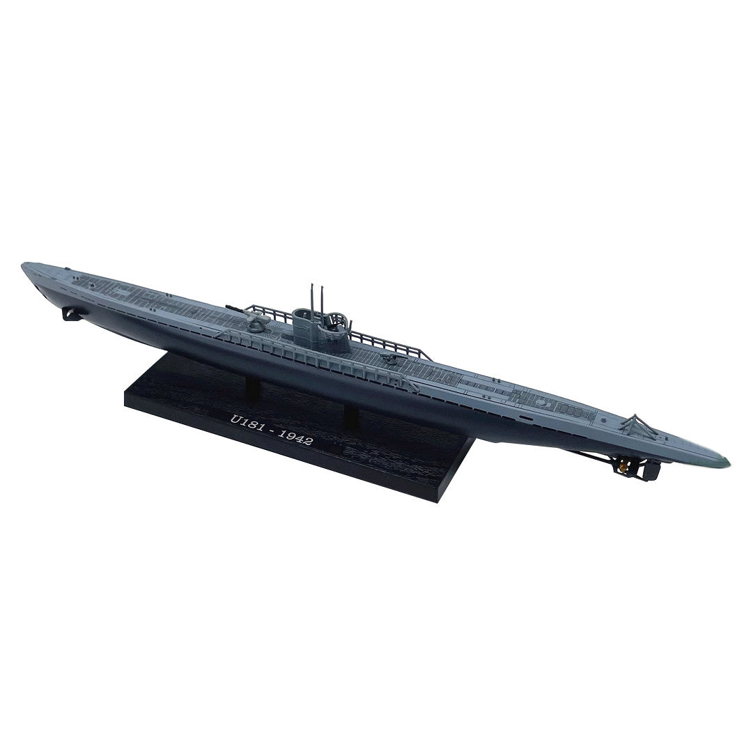 New 1:350 1942 World War II Germany U181 Navy Submarine Model Military Ornaments