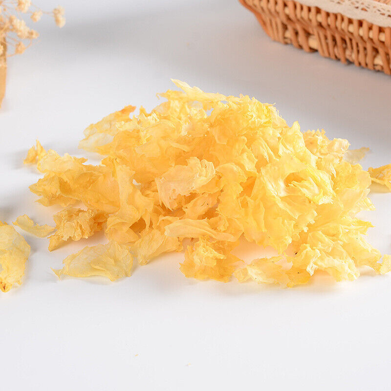 Crushed Sue Bai Mu Er Snow Fungus Gutian Serpihan Kulat Putih White Fungus 250g