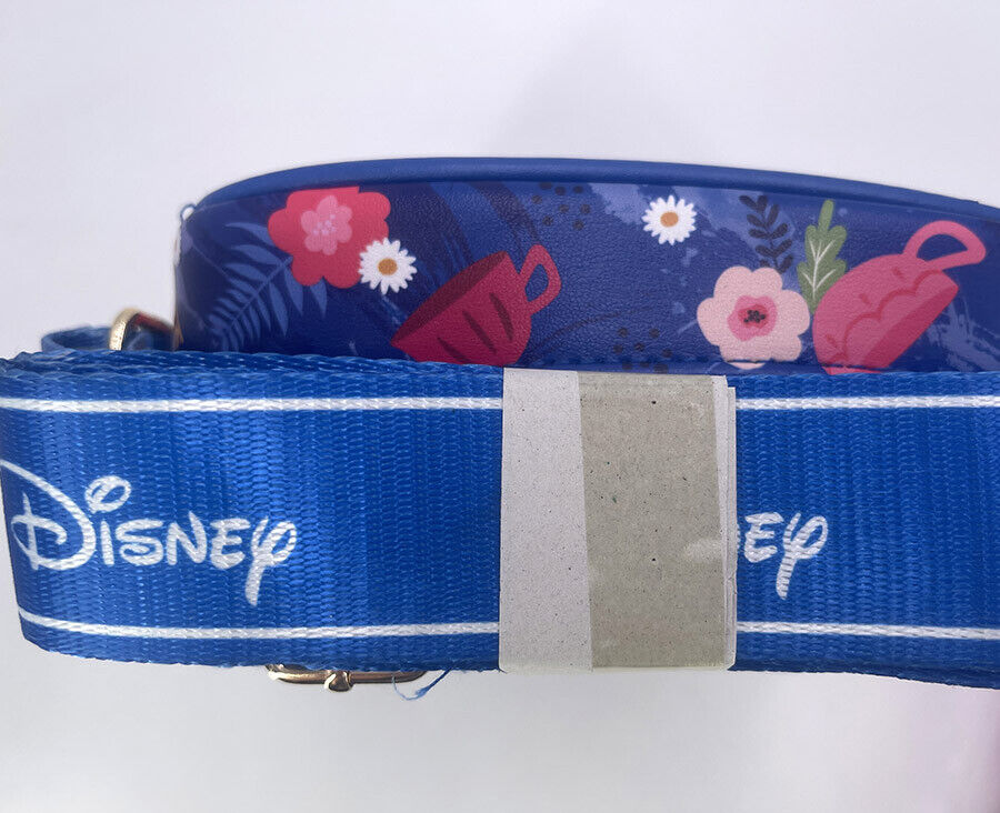 Disney Alice In Wonderland Crossbody Bag Rare 8.5" Lady Purse Blue