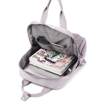 Waterproof Laptop Bag Student Nylon Oxford Cloth Small Backpack 28*15*40CM Black