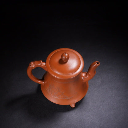 Chinese Yixing Zisha Clay Handmade Exquisite Teapot（龙壶 底款：顾景舟）