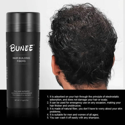 Men's Hair Thickening Fibers | BUNEE Natural Hair Fiber