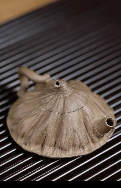 130cc chinese Yixing Handmade Zisha teapot Duan Clay LianPeng Gongfu Hu Tea Pot