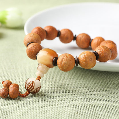 Nepalese Phoenix Eye Bodhi Bracelet Tibetan Style Prayer Beads Ethnic Jewelry