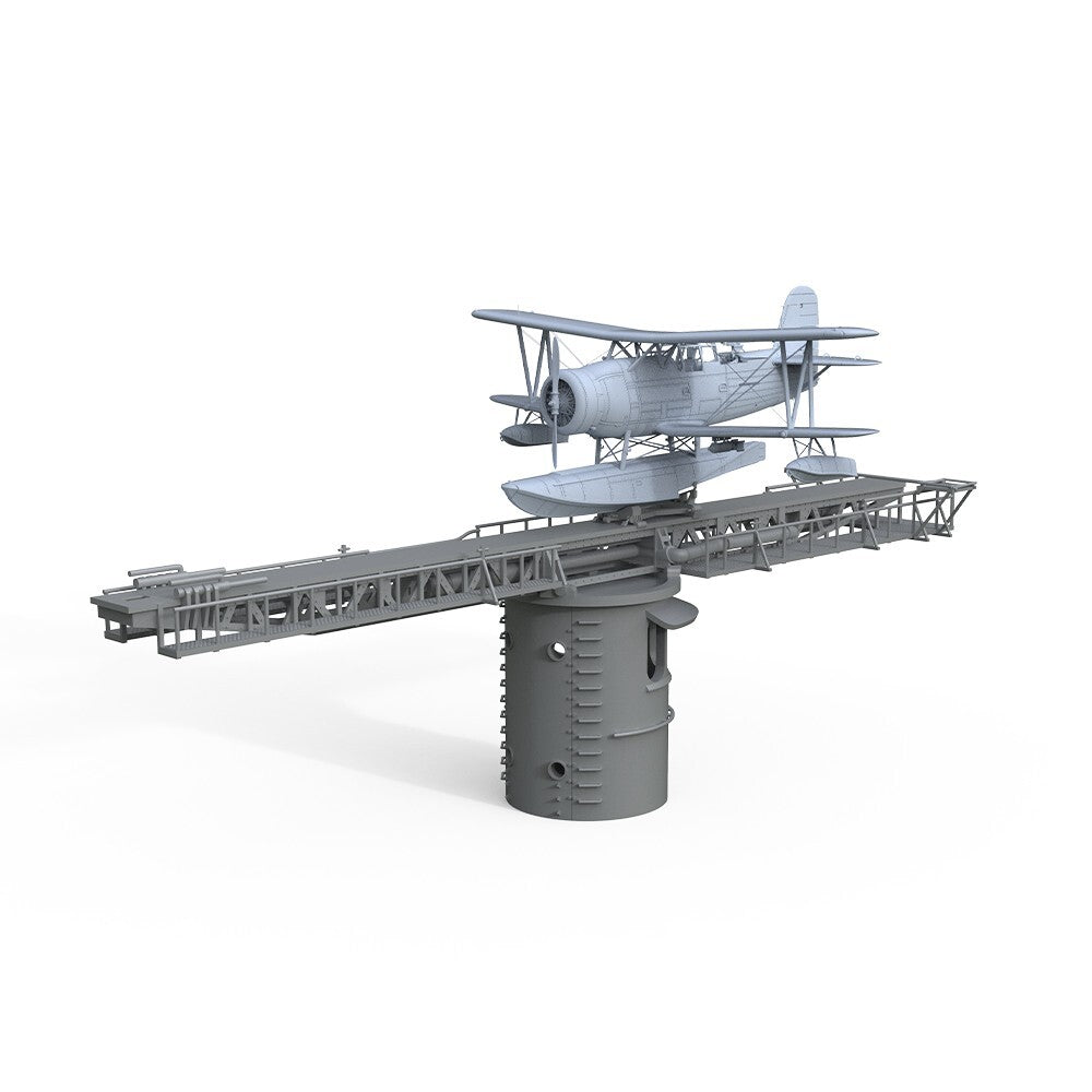 LYR72220DX 1/72 Military Model Kit U.S Navy SOC-1 Seagull & Aircraft Catapult