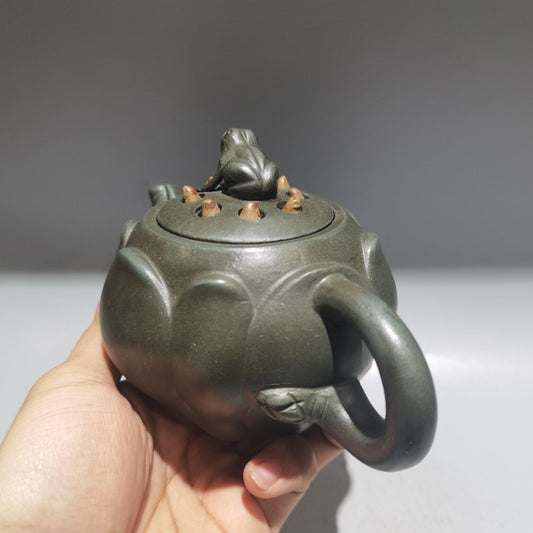 Chinese Yixing Purple Clay Teapot Tea Set Pot Zisha Ceramic Cute Decor Figurine