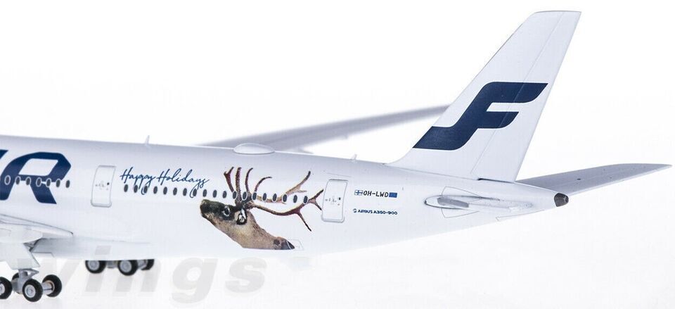 1:400 JC Wings FINNAIR AIRBUS A350-900 Passenger Airplane Diecast Aircraft Model