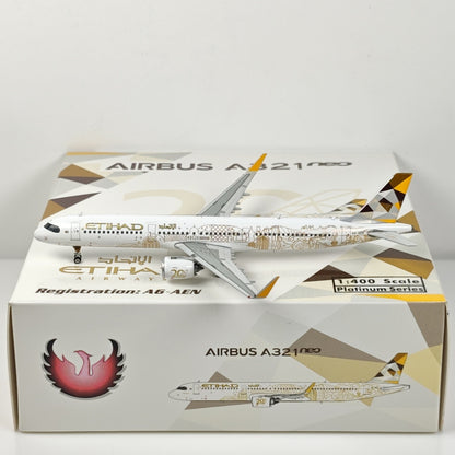 1:400 Phoenix Etihad Airways A321neo Airplane Diecast Aircraft Plane Model