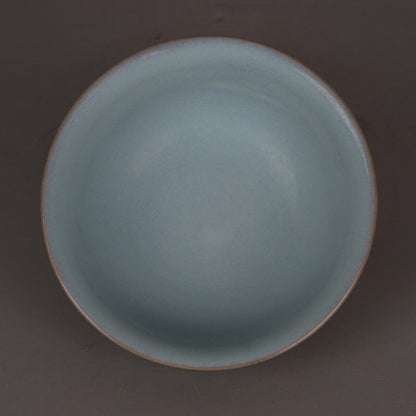 5.5" Collection Chinese Song Porcelain Ru Kiln Green Glaze Bowl Collected