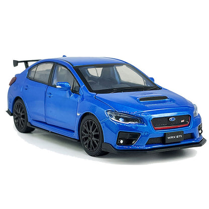 1/32 Subaru WRX STI Model Car Diecast Toy Cars Boys Toys for Kids Gifts Blue