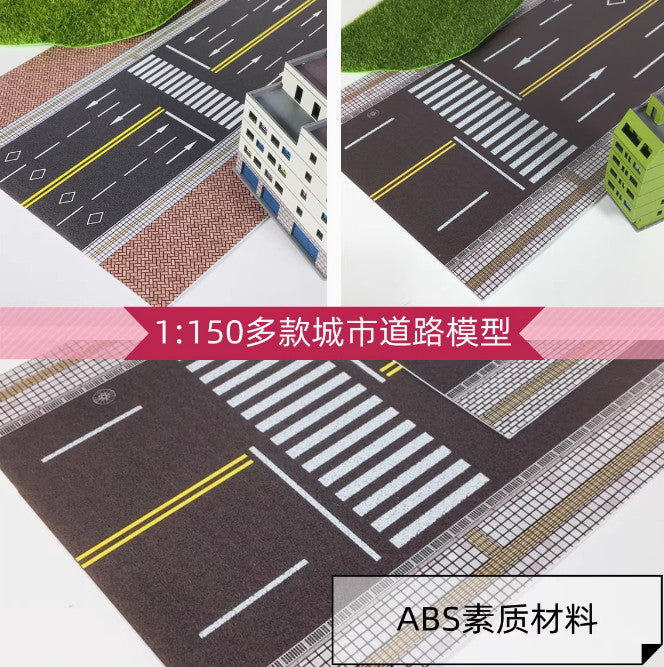 1:64 Scale City Simulation Road Model Crossroad Scene Display Model Toy