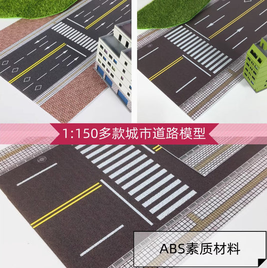 1:64 Scale City Simulation Road Model Crossroad Scene Display Model Toy