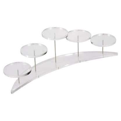 Cupcake Display Stand 5Tier Clear Acrylic Party Cake Dessert Holder Jewelry Rack