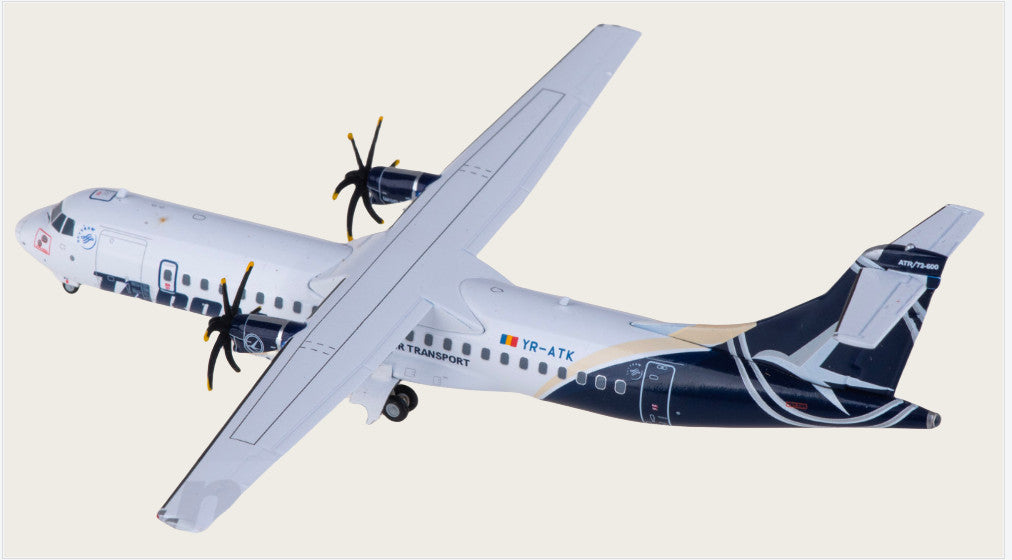 1:200 JC Wings ATR-72 Tarom Airlines YR-ATK Livery Diecast Aircraft Model