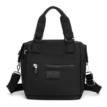 Durable Fabric Shoulder Bag Multi-pocket Messenger Bag Large Shopping Purse 1PC