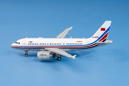 1:400 JC Wings PLAAF AIRBUS A319 Passenger Airplane Diecast Plane Aircraft Model