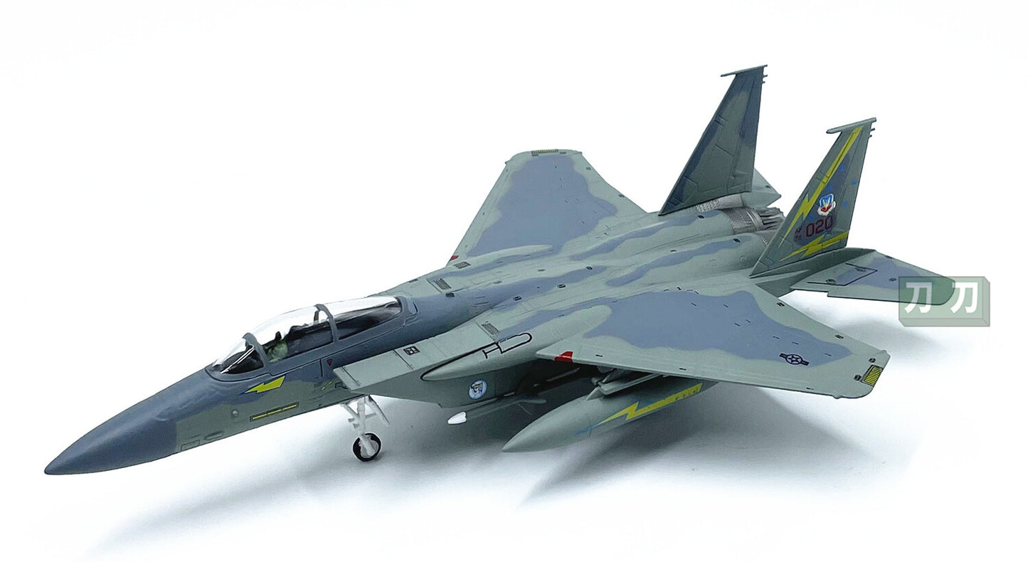 1:100 20CM AMER USA F-15 Fighter Plane Airplane Diecast Military Aircraft Model
