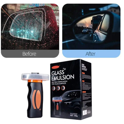 Car Glass Oil Film Cleaner – Clear Vision Restore