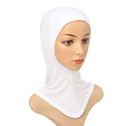 Women's Under Scarf Hat Cap Bone Bonnet Ninja Hijab Islamic Neck Cover Muslim*US