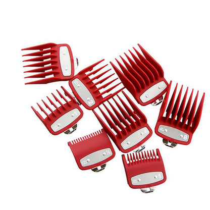 8PCS Hair Clipper Cutting Guide Combs With Metal Clip Replacement Tools For WAHL