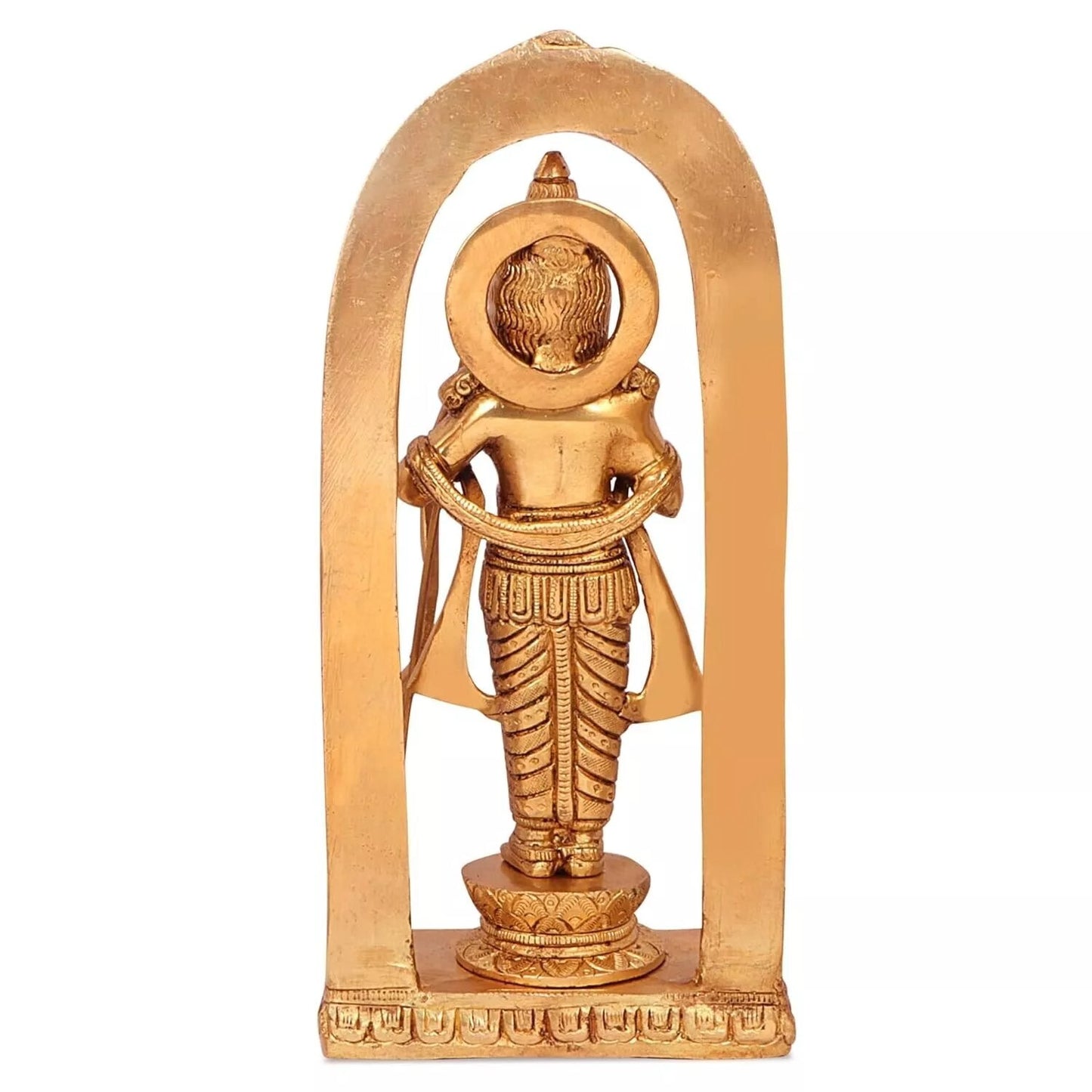 Brass Hindu God Lord Ram Lalla Shri Ram Idol Statue Figurine Sculpture