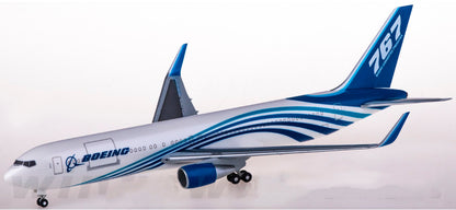 1:200 28CM Hogan BOEING 767-300BCF Passenger Airplane ABS Plastic Aircraft Model