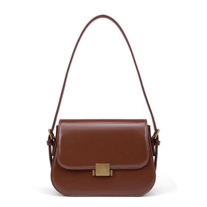 New Messenger Bag Fashion High Sense Niche Single Shoulder Leather Women's Bag