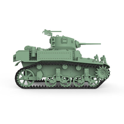 SSMODEL SS16505 1/16 Military Model Kit US M3A1 Stuart Light Tank