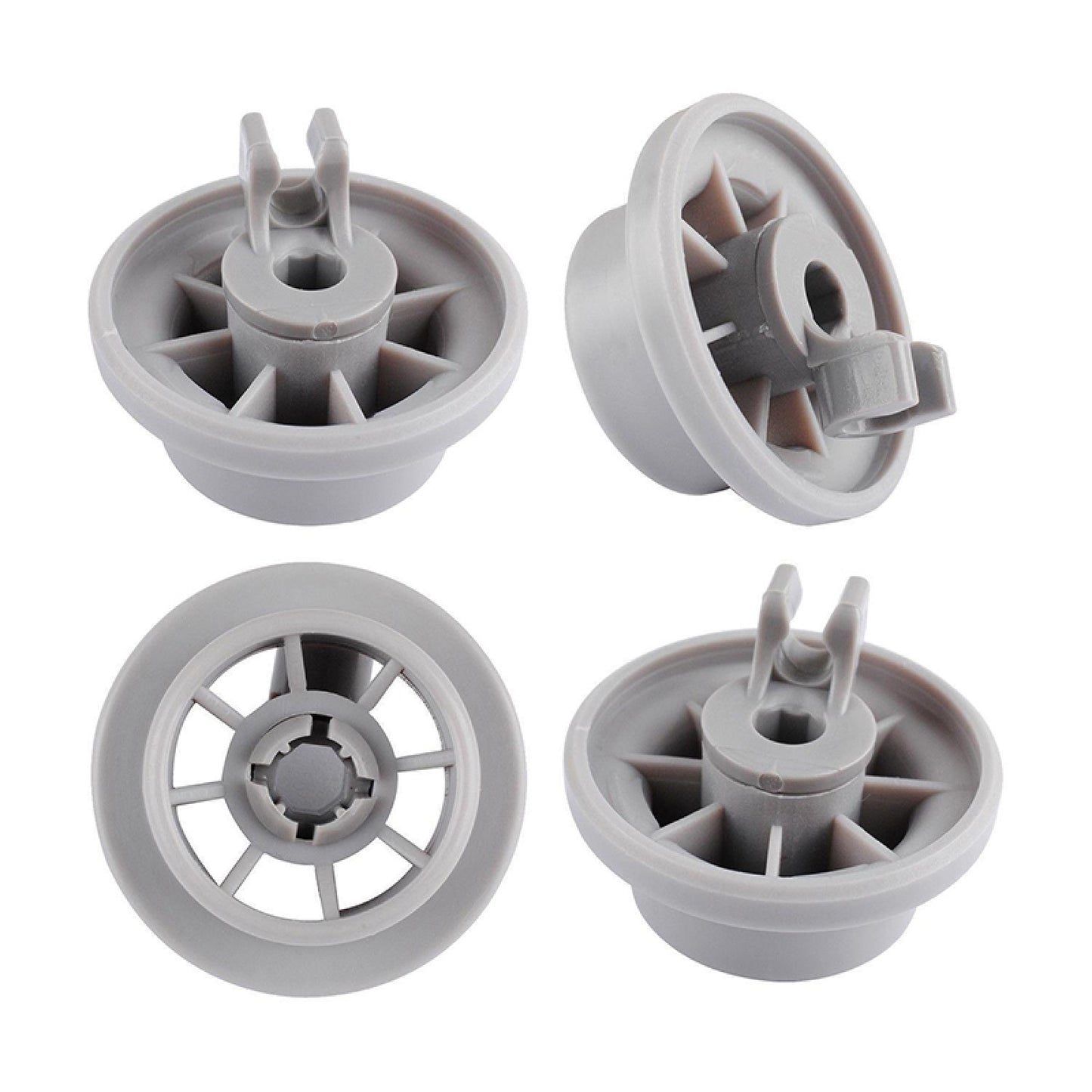 4pcs Tray Rack Basket Wheels Replacement Parts For Siemens Dishwasher