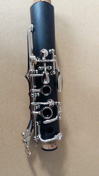 17 Key Professional Clarinet Ebony Wood Body Silver Plated Key C-flat