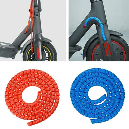 2M Electric Scooter Line Protector Brake Pipe Cover Strips Wind Pipe PP Material