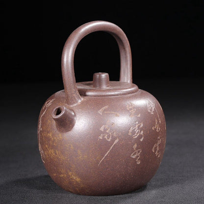 vintage chinese yixing purple clay teapot zisha ceremony nice teaware collection