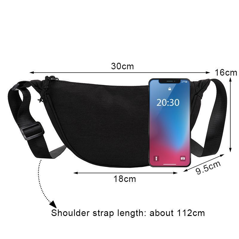 Shoulder Bags Canvas Casual Waist Pack Summer Shoulder Crossbody Chest Bags 1PC