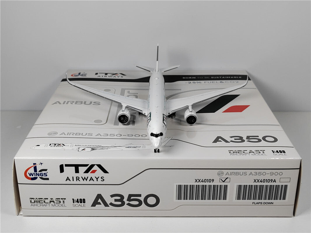 1:400 JC Wings ITA AIRWAYS AIRBUS A350-900 Passenger Airplane Diecast Model