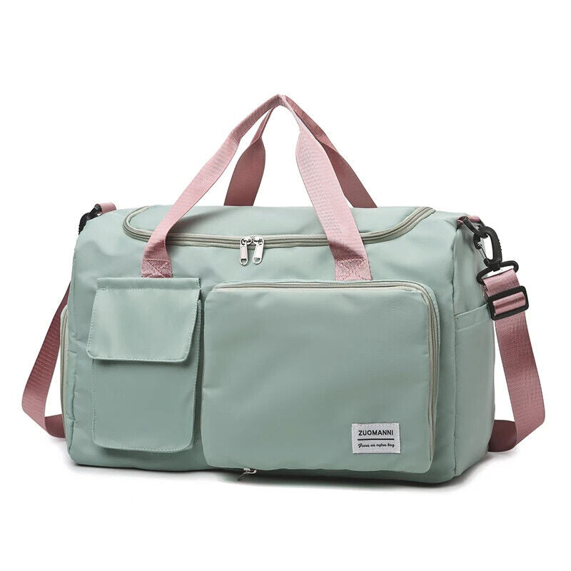 Carry On Travel Bag Weekender Overnight Bags Shoe Compartment Sports Bags Women
