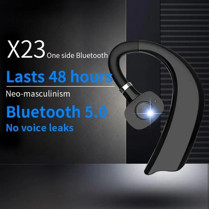 Trucker Wireless Headset Bluetooth 5.1 Earpiece Dual Mic Earbud Noise Cancelling