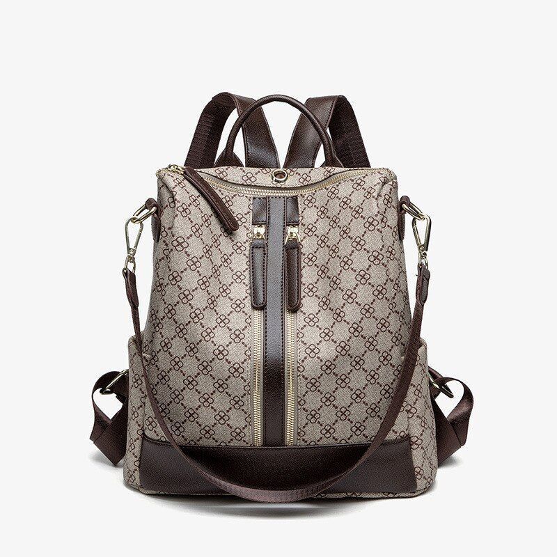 Backpack Ladies Bag Traveling Backpack Women Traveling Bag Large Geometric Purse