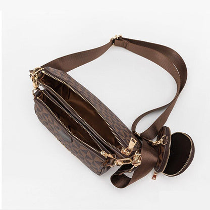 Handbag Women Shoulder Bag Purse Handbag Pouch Crossbody 23*13*11 CM Brown Black