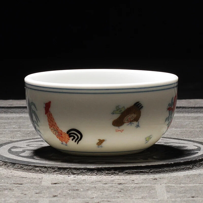 ceramic bowl cup tea cup handmade kungfu tea set Home hospitality cup Master Cup