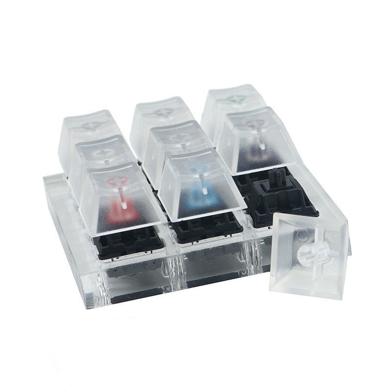 Acrylic 9-Axis Tester Mechanical Keyboard Sampler Keycap Switch For Cherry MX