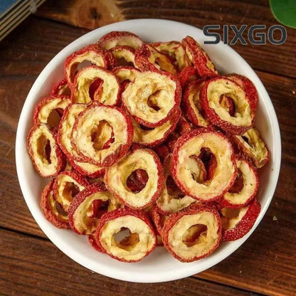 500g Chinese Hawthorn Slices Seedless Hawthorn Hollow Circle Dried Shan Zha Quan