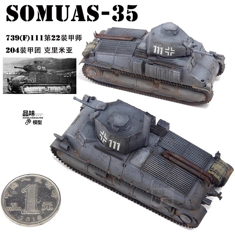 S-Model 1/72 S35 Soma Tank 22nd Armored Division 204th Armored Regiment RP1033