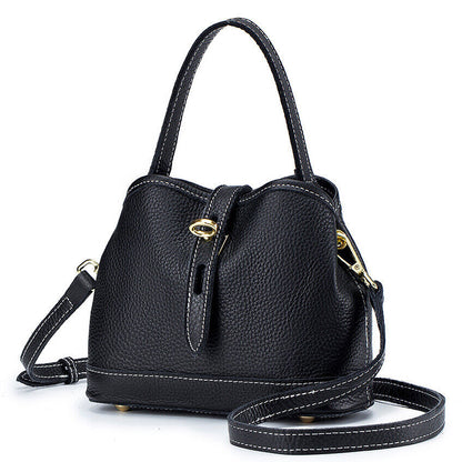 100% Real Leather Small Handbag Women's Shoulder Bags Elegant Party/Cocktail Bag