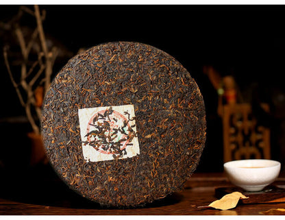 Yunnan Boiled Pu'er Tea Menghai Arbor Yuan Cha GongTing Pure Tea 357 grams-