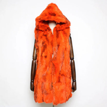 Women Winter Coat 100% Coat Long Style Sleeveless Jacket
